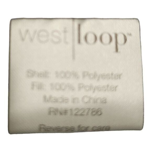 WOMEN'S GRAY WEST LOOP PACKABLE LONG SLEEVE LIGHT WEIGHT QUILTED PUFFER JACKET. - Picture 9 of 10